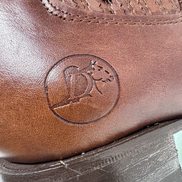 Diego’s Botines Bissett Brown Leather Boots Size MX 25, US Women 8, US Men 7-7.5 - Picture 6 of 11